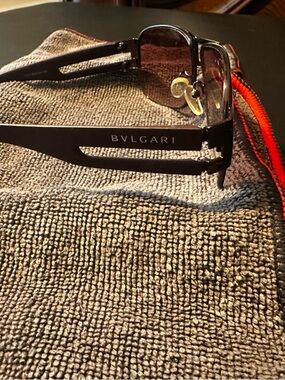 Bulgari Brown Sunglasses with Gradient Lenses